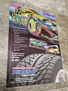 1999 Falken Ziex Print Ad Magazine Advertisement Porsche 911 - Picture 1 of 3