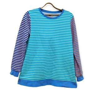 Maglione a righe multicolore Lands End - Taglia M - Foto 1 di 4