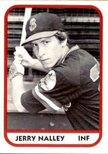 1981 Batavia Trojans TCMA #14 Jerry Nalley Decatur Georgia GA Baseball Card