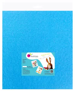 Filz 1 MM Polyester 45 X 50 CM Blau Azur - Bild 1 von 1