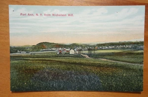 Fort Ann, NY NEW YORK Ansicht von Nicholson Hill Postkarte - Bild 1 von 2