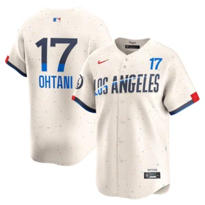 Los Angeles Dodgers Shohei Ohtani Nike Cream 2024 City Connect Limited Jersey - Picture 1 of 2