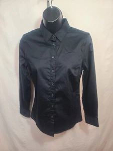 Banana Republic - Women's Button Down Shirt - Black - Sz 4 - NWOT - Picture 1 of 5
