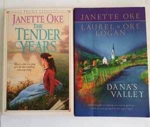 Janette Oke Paperbacks The Tender Years Danas Valley EUC Lot of 2 Books - Bild 1 von 5
