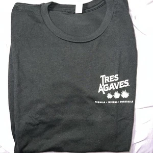 T shirt Tres Agaves Tequila nera. spedizione gratuita USA. Doppio lato grande - Foto 1 di 5