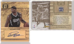 2012-13 Panini Gold Standard Mother Lode /99 DeMarcus Cousins #47 Auto
