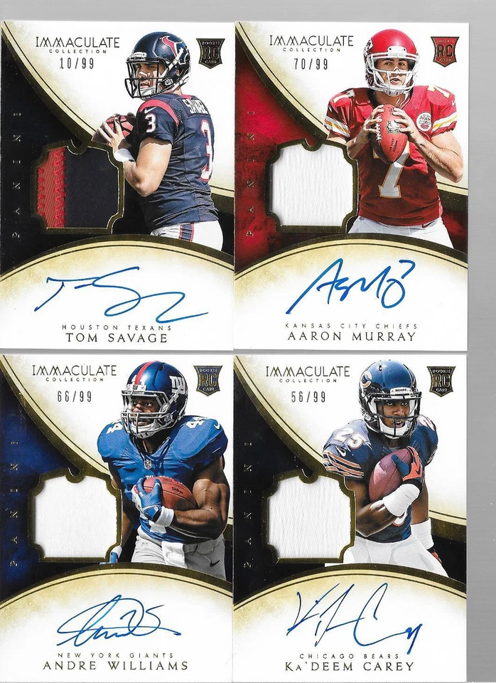 2014 Immaculate - AARON MURRAY - Autograph Rookie Patch - CHIEFS #d/99 - Image 1 of 1