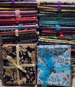 5 Fat Quarter Baumwolle Stoff Konvolut VERSCHIEDENE Steppen Stoff Vorrat Builder Menge - Bild 1 von 6