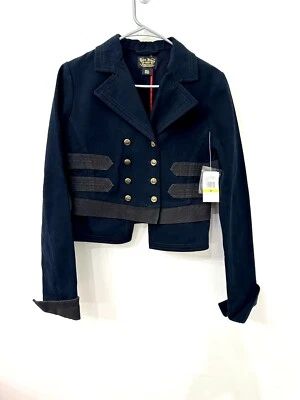 Chaqueta Polo Ralph Lauren Para Mujer 1967 Vintage Abotonada Estilo Banda Militar Talla M Foto 1 de 4