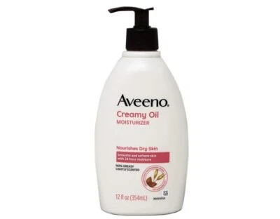 AVEENO CREAMY OIL MOISTURIZER 12 OZ - FREE SHIPPING - Image 1 of 3