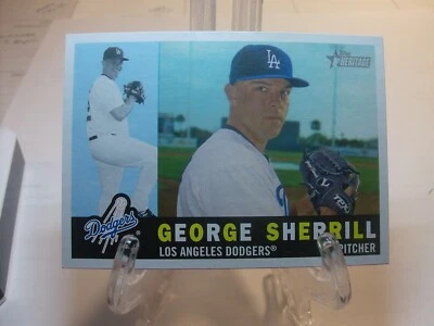 2009 Topps Heritage #579 - George Sherrill - Los Angeles Dodgers  (98159) - Image 1 of 2