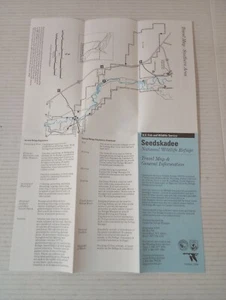 Seedskadee National Wildlife Refuge Wyoming Map 1997 US Fish & Wildlife Service - Picture 1 of 4