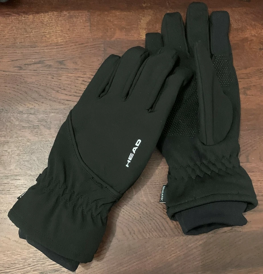 NWOT HEAD Men’s Waterproof Touchscreen Hybrid Gloves, black OR gray, S,M,L,XL - Image 1 of 1