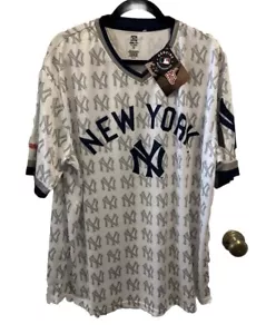 NEW MLB x Stitches New York Yankees Jersey Shirt Size 2XL Cooperstown Collection - Picture 1 of 2