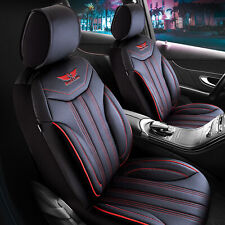 Produktbild - Auto Sitzbezüge für Audi A6 in Ruby Schwarz Komplett