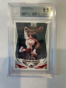 2004-05 Topps  #23 LeBron James Lakers BGS 8.5 NM-MT+  2nd year card