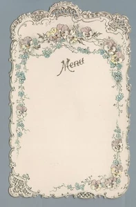 GD0111 Menu muto: merlettato primi 900 - 11x18 - Picture 1 of 1