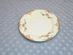 Vintage Homer Laughlin Eggshell Nautilus Aristocrat Dessert Plate Gold Trim - Picture 1 of 5
