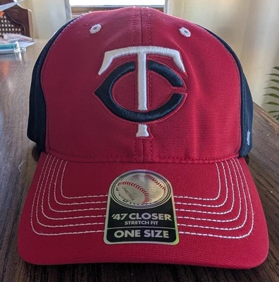 Minnesota Twins 2015 Spring Training 47 Brand Stretch Fit Hat Cap MLB - Image 1 of 3