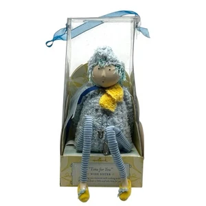 Hallmark Wish Sister Time For You Regal Sitter Puppe hellblau neu im Karton - Bild 1 von 4