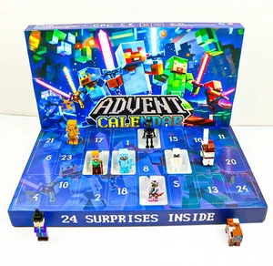 Advent Calendar Minecraft Celebrations Blind Box Surprise 24 Day Countdown UK - Picture 1 of 3