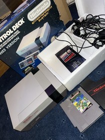 Nintendo NES Control Deck Console Boxed PAL Variant with Controller
