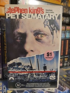 Pet Sematary VHS Horror Ex-Rental - Picture 1 of 5