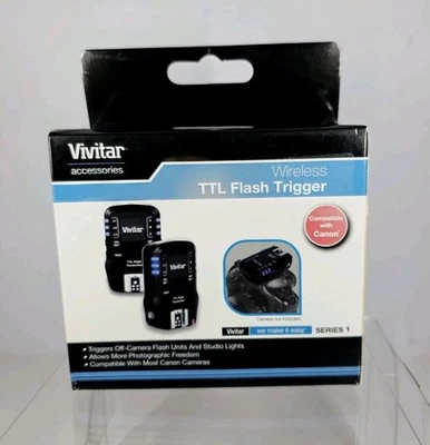 Vivitar FT 2900C TTL Wireless Flash Trigger For Canon Cameras - Image 1 of 4