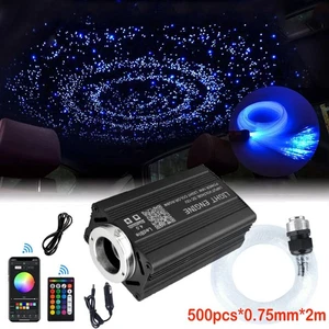 500pc Home Car Headliner Star Lights App remote Roof Ceiling Lights Fiber Optic* - Picture 1 of 15