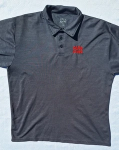 Papa Johns Employee Polo T-shirt Gray Mens Size XL - Picture 1 of 6