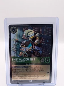 Emily Quackfaster - Level-Headed Librarian [Foil] #80 Lorcana Whispers in the We - Picture 1 of 2