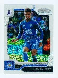 2019-20 Demarai Gray Panini Prizm White Sparkle Leicester City Rookie Card 8/15 - Picture 1 of 3