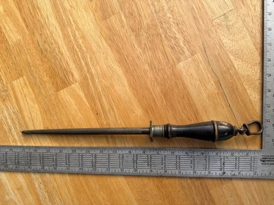 Afilador de cuchillos LANDERS afilador acero chef carnicero herramienta 17,5" primitivo antiguo Foto 1 de 4