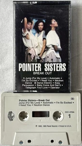 Pointer Sisters - Break Out Open Cassette 1983 Planet Records Electronic - Foto 1 di 9