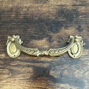 Drexel Triune Autumn Haze Dresser Drawer Pull Brass Vintage Handle MCM - Picture 1 of 16