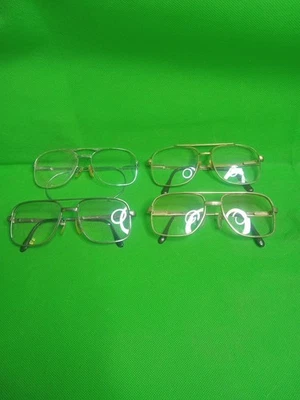 Лот из 4 винтажных мужских очков по рецепту бывшие в употреблении - Изображение 1 из 4