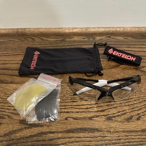 Lunettes de vitesse EKTELON noires racquetball protection oculaire multi lentilles - neuves boîte ouverte - Photo 1/5