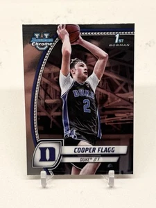 2024-25 COOPER FLAGG Topps Bowman Chrome University 1st ROOKIE CARD RC Duke #16 - Picture 1 of 2