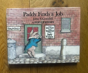 Paddy Finds a Job Pop-Up by John S. Goodall 1st US Edition 1981 Hardcover - Picture 1 of 11