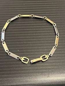 Armband in 18 K Gelb u. Weißgold NEUWERTIG!!! 18,5 cm, 7,25 Gramm - Bild 1 von 6