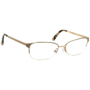 Gucci Eyeglasses GG 4206/Y WVL Gold Walnut Half Rim Metal Frame Italy 52[]16 140 - Bild 1 von 6