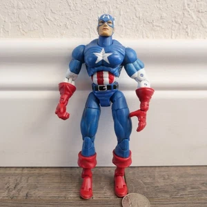 2002 ToyBiz Marvel Legends 6" Captain America Actionfigur Serie 1 Avengers - Bild 1 von 2