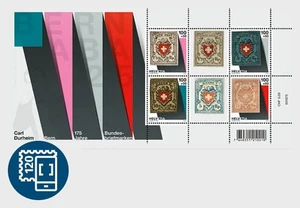 SVIZZERA 2025 FRANCOBOLLO SU FOGLIO FRANCOBOLLI FRANCOBOLLI CLASSICI SU FRANCOBOLLI 19859-4 - Foto 1 di 1