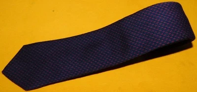 TOM JAMES MADE IN U.S.A. BLUE/RED DOTS MOTIF SLIM TIE - NWT - DESIGNER TIES. - Image 1 of 3
