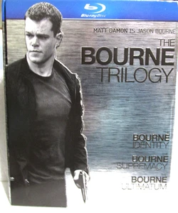 The Bourne Trilogy (Blu-ray, 3-Disc Set) Identity Supremacy Ultimatum With Box - Picture 1 of 6