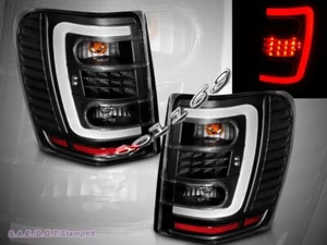SE ADAPTA A 1999-04 JEEP GRAND CHEROKEE LED LUCES TRASERAS NEGRAS 2002 2003 2004 - Imagen 1 de 4