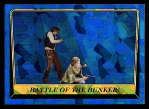 2023 Topps Chrome Star Wars Sapphire ROTJ #189 Battle of the Bunker! $1 shipping - Picture 1 of 2