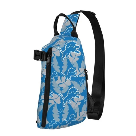 Detroit Lions Adult Crossbody Bag Single Shoulder Bag Printed Chest Bags Cover