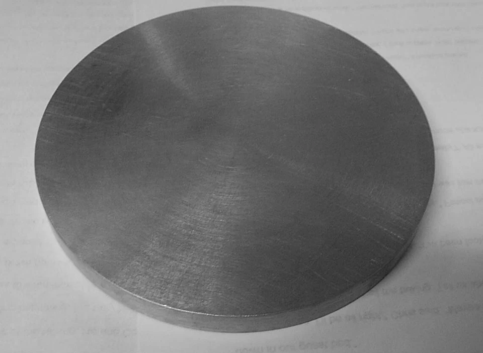 Titanium sputter target 1" diam x 0.125" thick (1.3" or 1.5" diam also in stock) - Image 1 of 1
