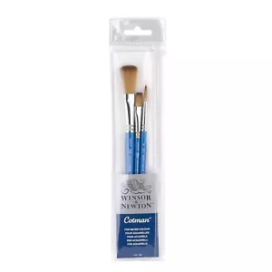 Winsor & Newton Cotman Artist 3 Brush Wallet Set Watercolour Gouache Ink 5390600 - Picture 1 of 2